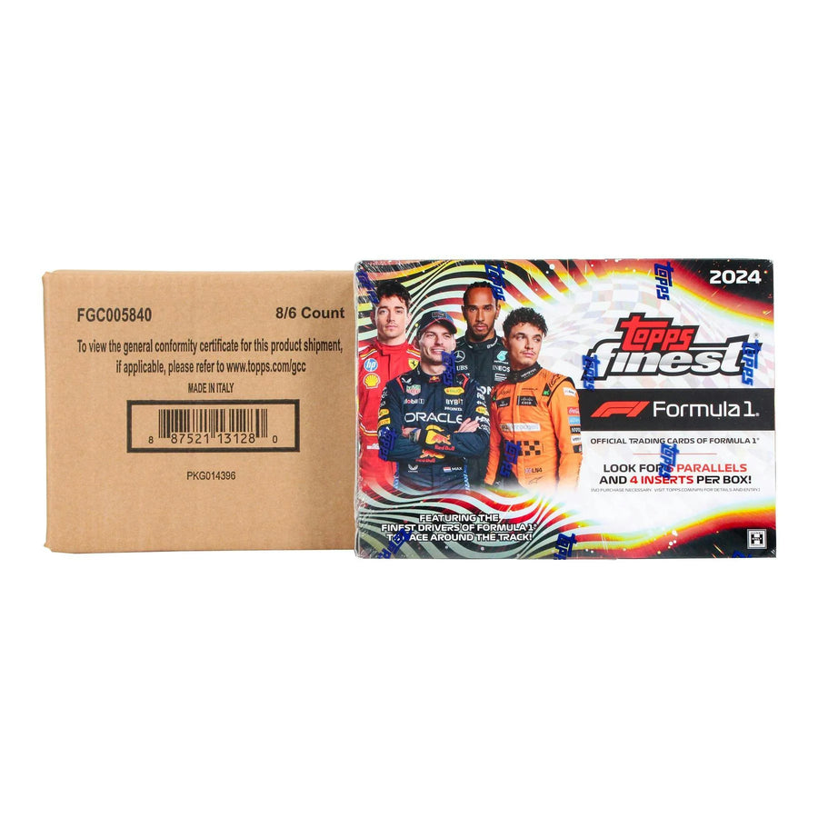 DRAFT - 2024 Topps Finest F1 Formula 1 Hobby 8-Box Case
