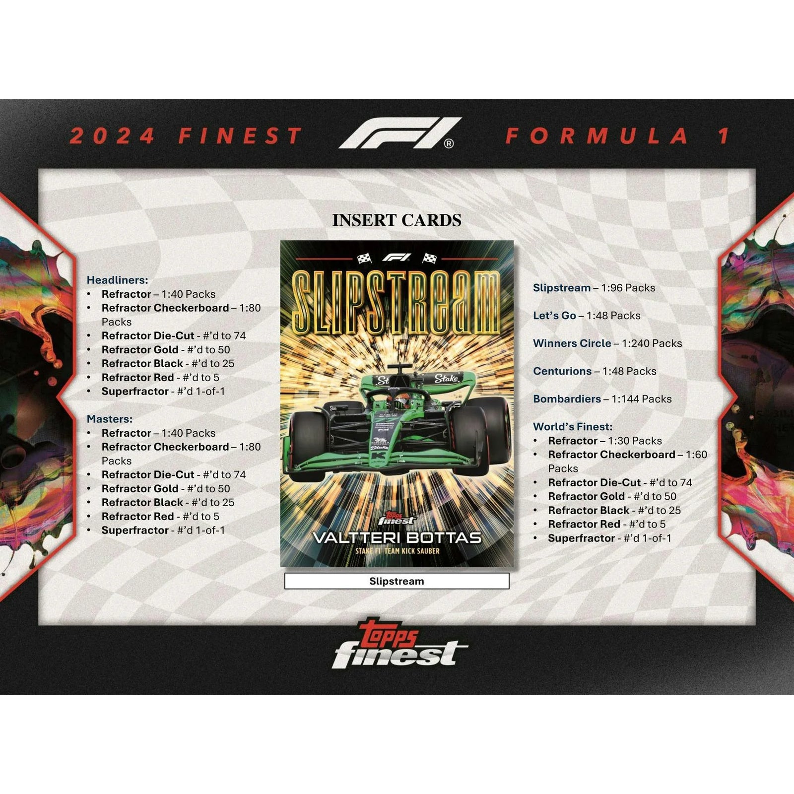 DRAFT - 2024 Topps Finest F1 Formula 1 Hobby 8-Box Case