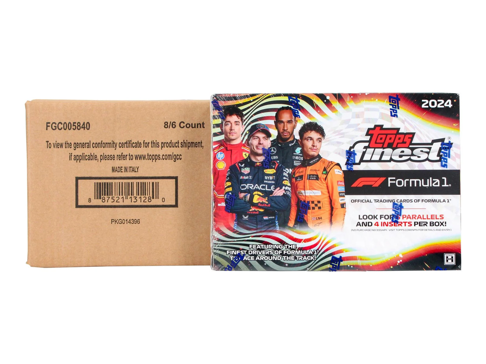 DRAFT - 2024 Topps Finest F1 Formula 1 Hobby 8-Box Case