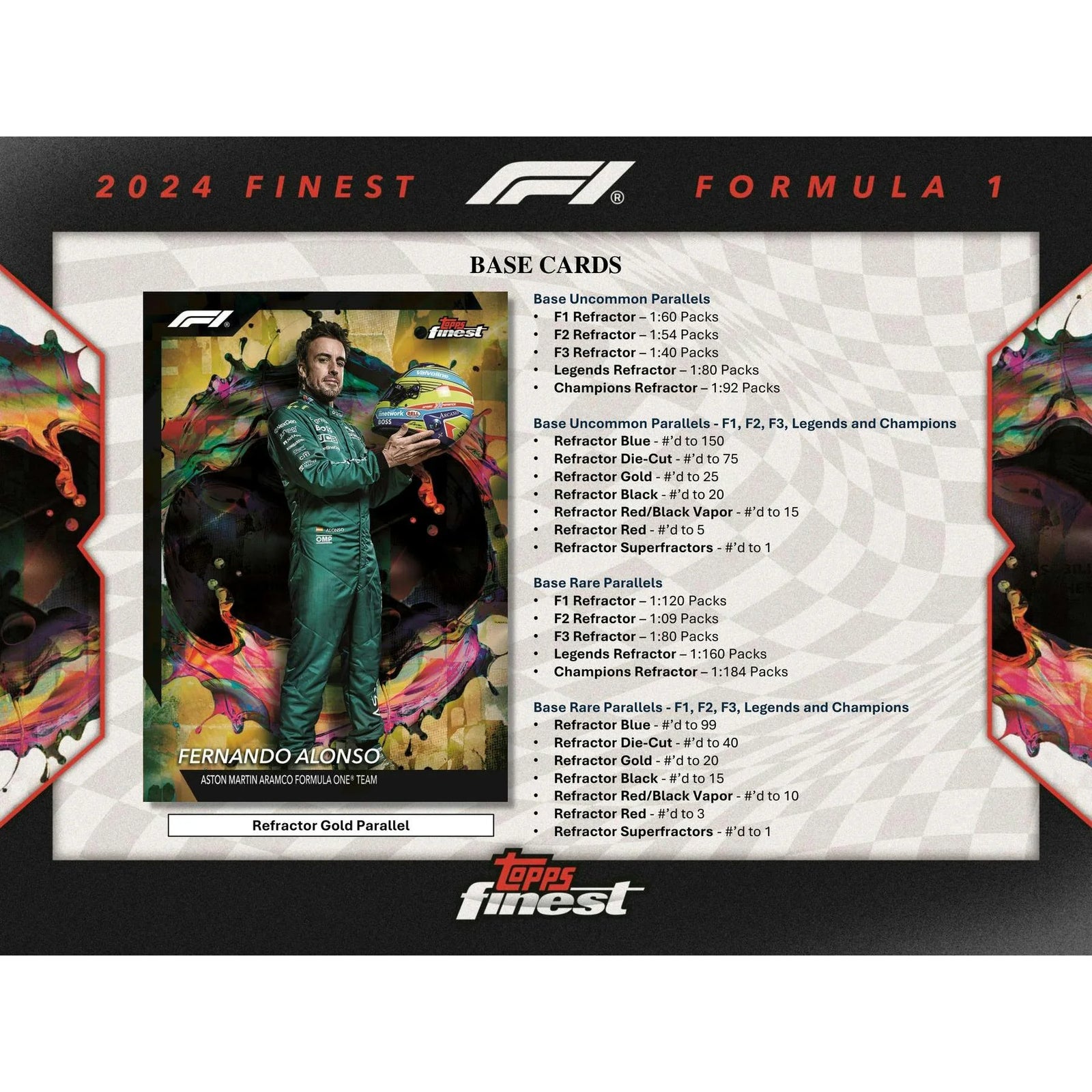DRAFT - 2024 Topps Finest F1 Formula 1 Hobby Box