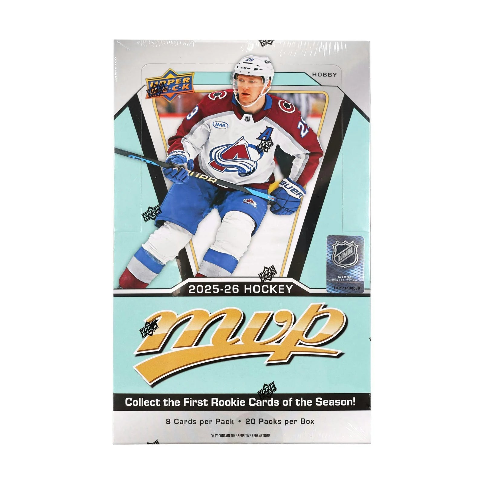 DRAFT - New 2025/26 Upper Deck MVP Hockey Hobby 20-Box Case