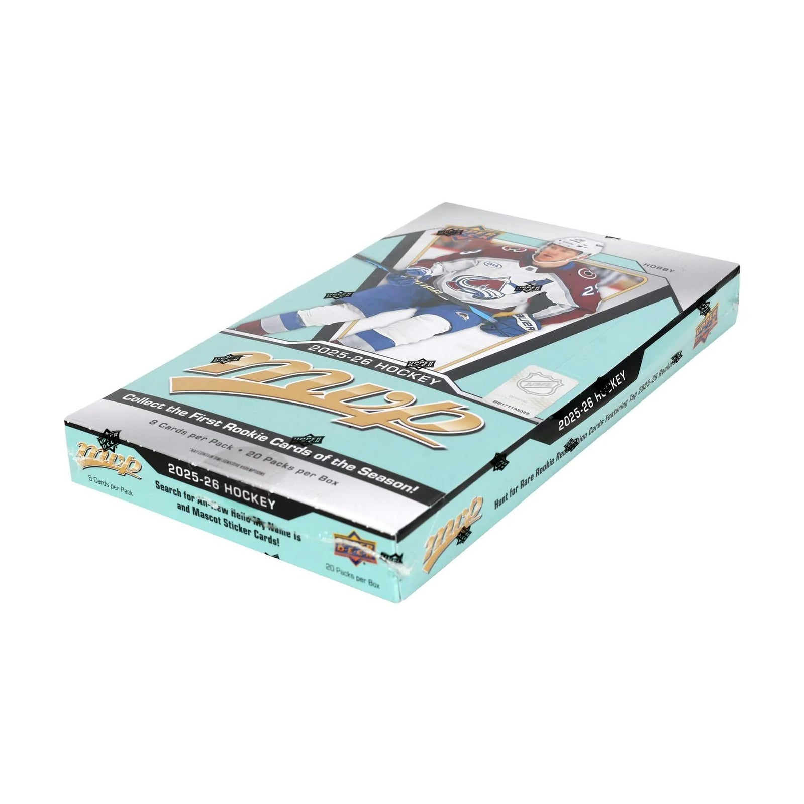 DRAFT - New 2025/26 Upper Deck MVP Hockey Hobby 20-Box Case