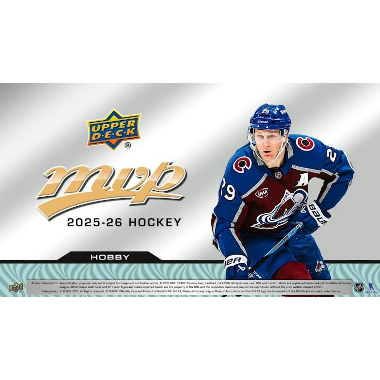 DRAFT - New 2025/26 Upper Deck MVP Hockey Hobby 20-Box Case