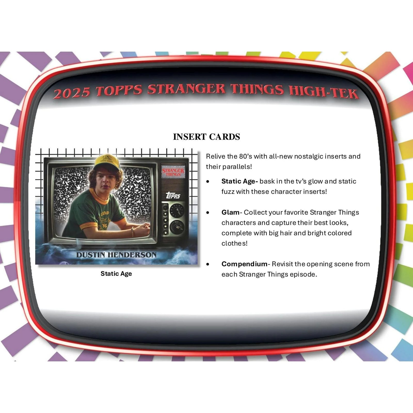 DRAFT - 2025 Topps Stranger Things High Tek Hobby Box