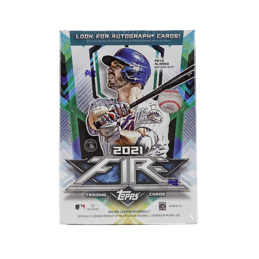 DRAFT - Just In 2021 Topps Fire Baseball Blaster Box
