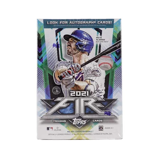DRAFT - Just In 2021 Topps Fire Baseball Blaster Box