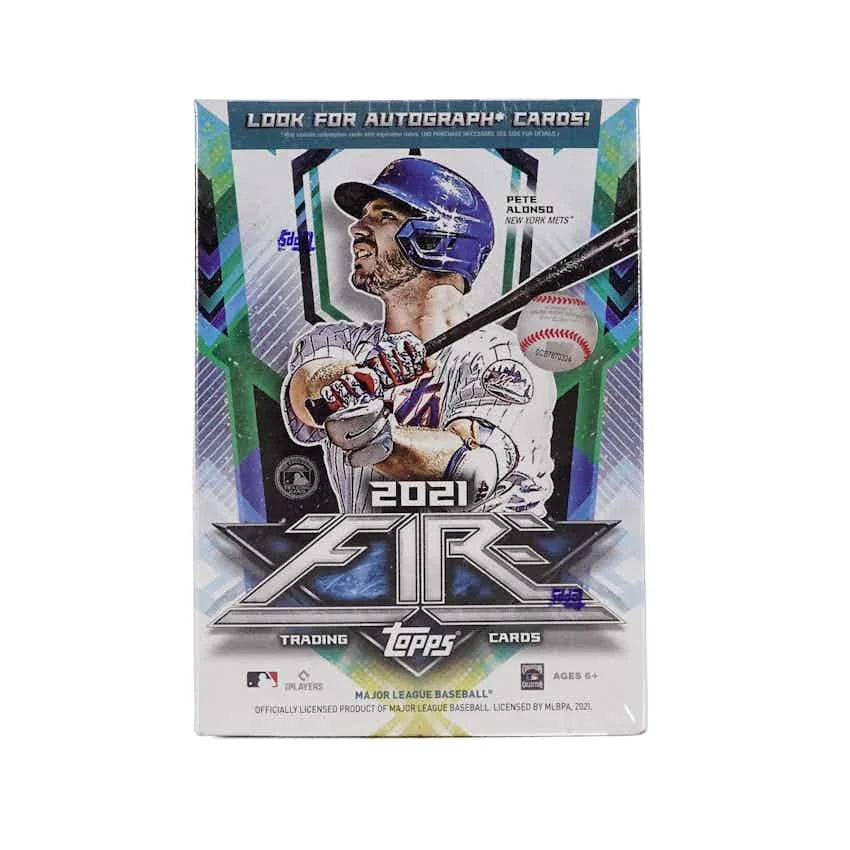 DRAFT - Just In 2021 Topps Fire Baseball Blaster Box