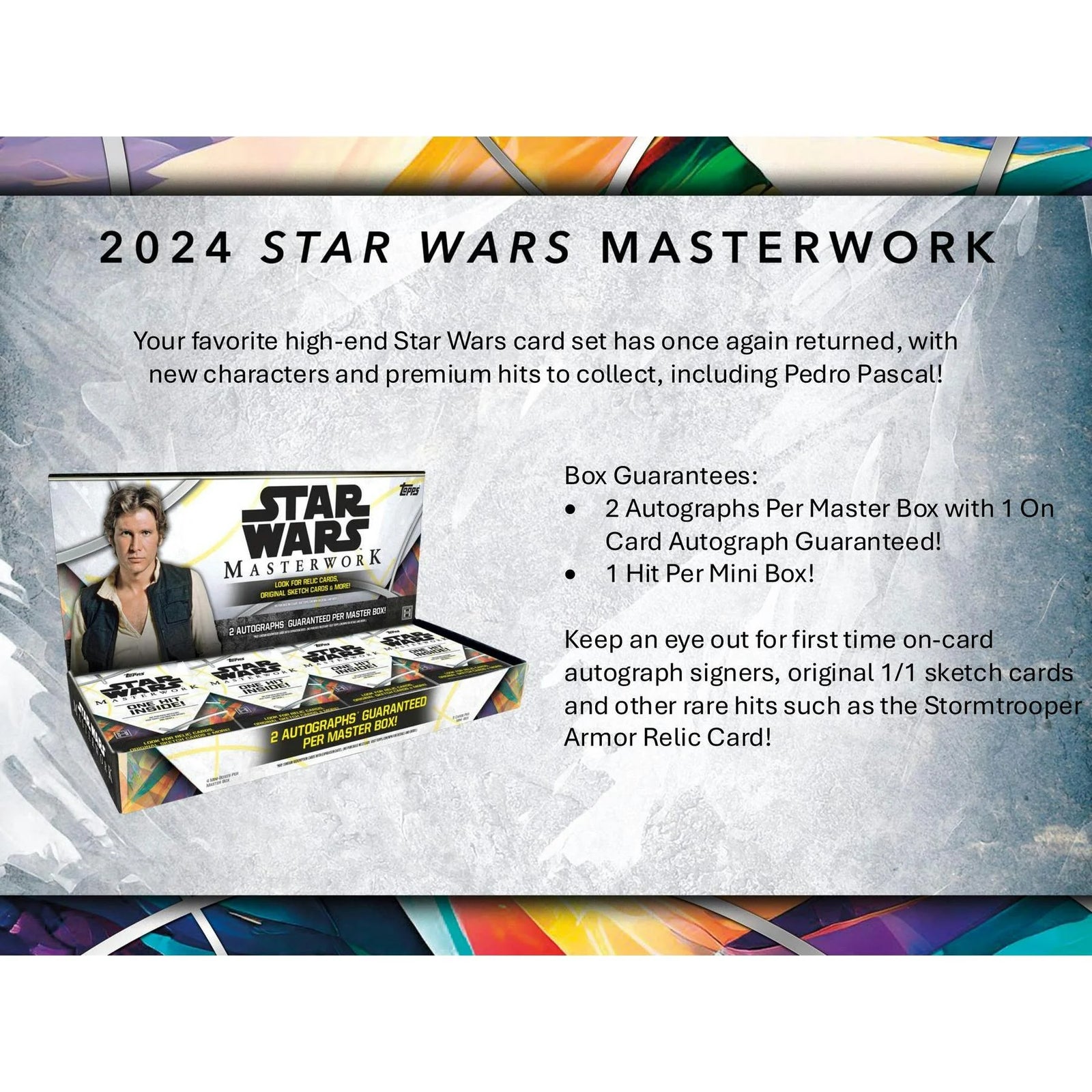 DRAFT - 2024 Topps Star Wars Masterwork Hobby Box | dacardworld:BV520M5T8N
