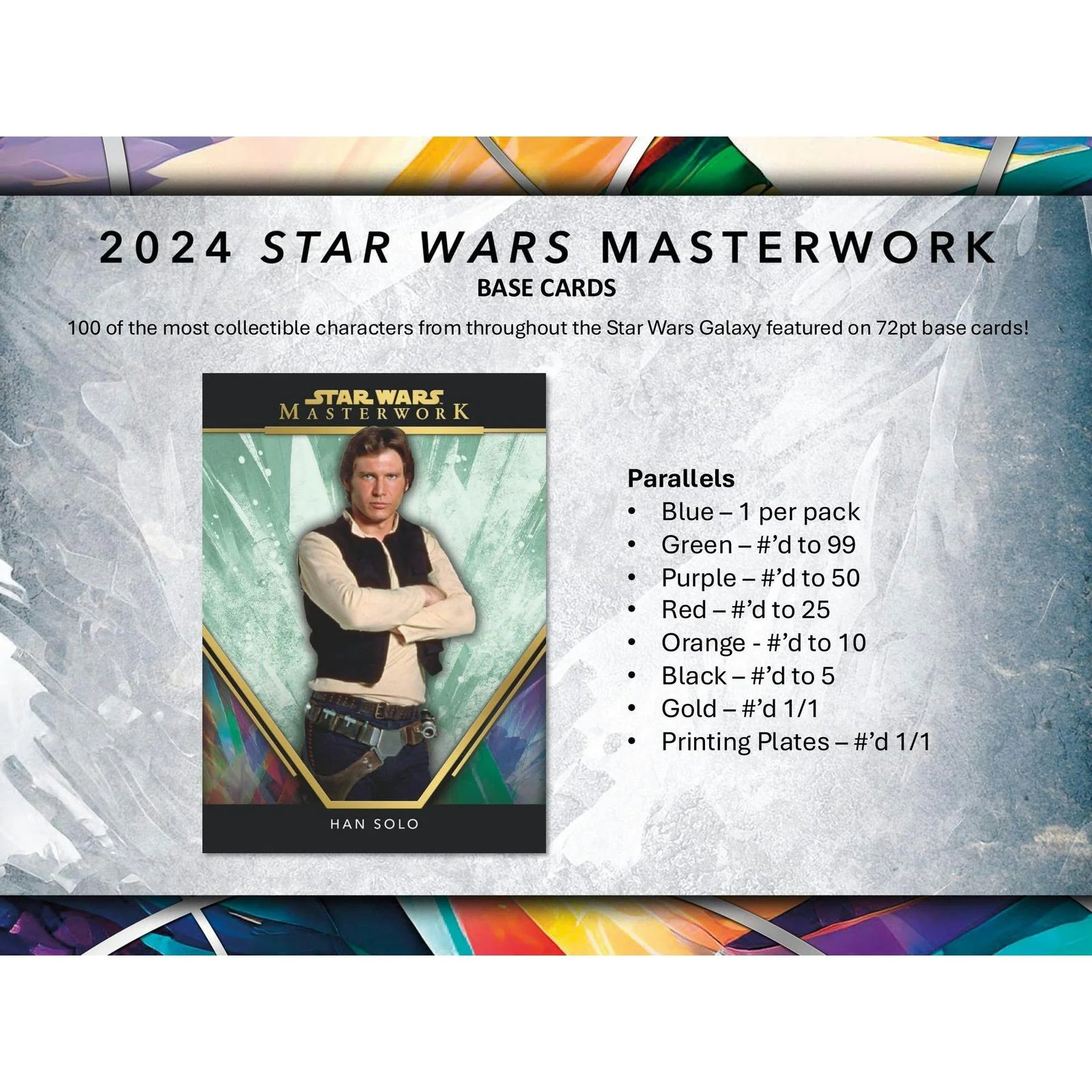 DRAFT - 2024 Topps Star Wars Masterwork Hobby Box | dacardworld:BV520M5T8N