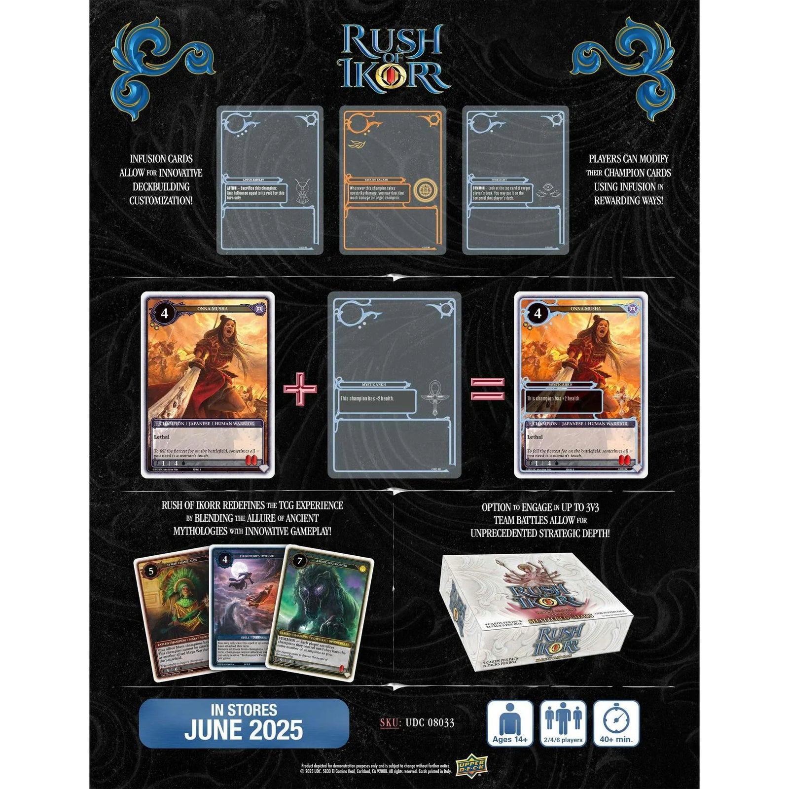 DRAFT - Rush of Ikorr TCG Shattered Chaos Booster 12-Box Case | Upper Deck 2025