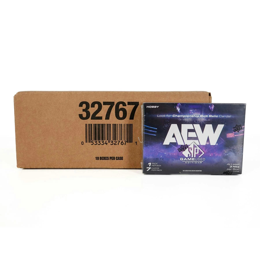 DRAFT - 2025 Upper Deck AEW SP Game Used Wrestling Hobby | 18-Box Case | dacardworld:BV590S0JQU