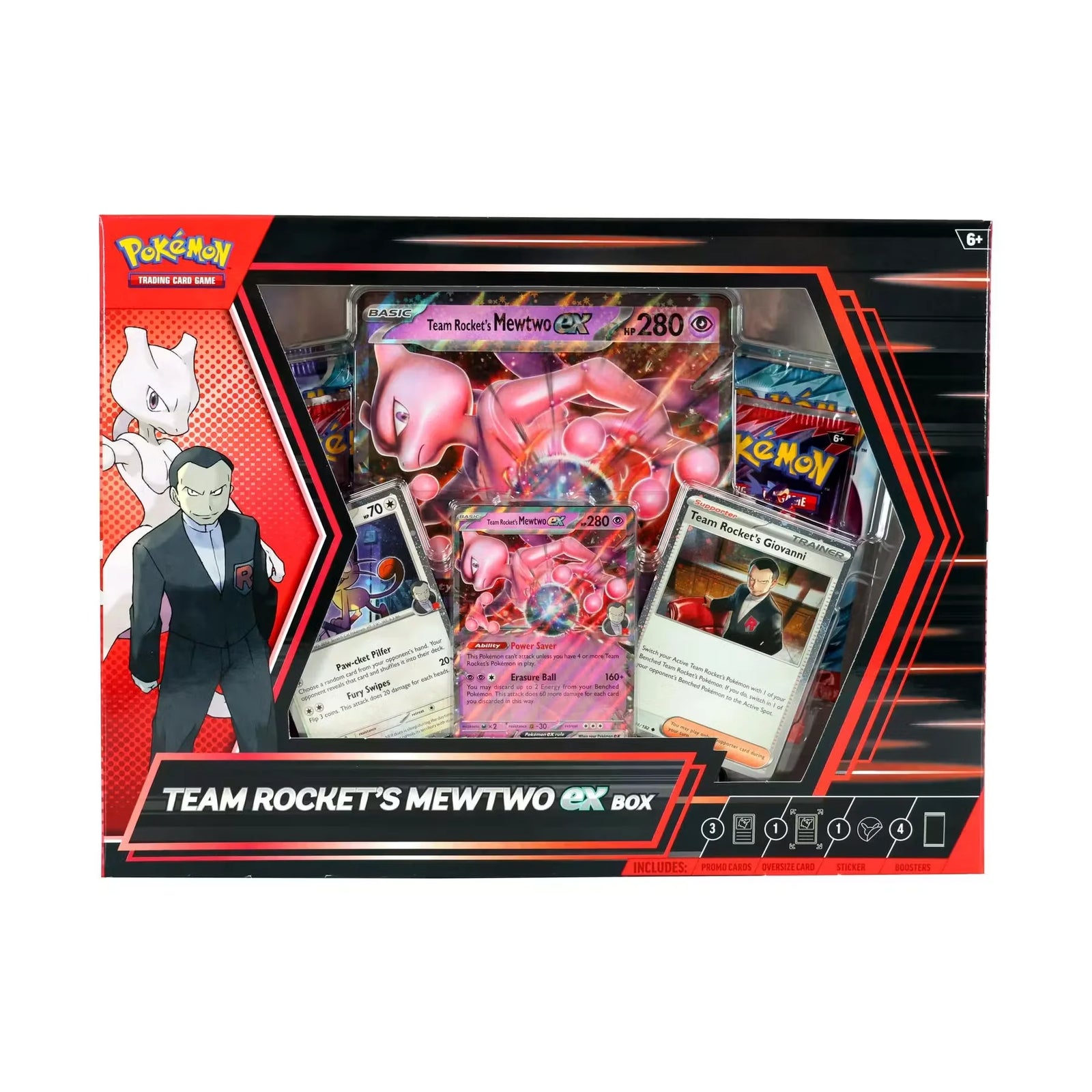 Pokemon Team Rocket's Mewtwo ex Box | Sealed Booster Collection (Ships Sealed Only)