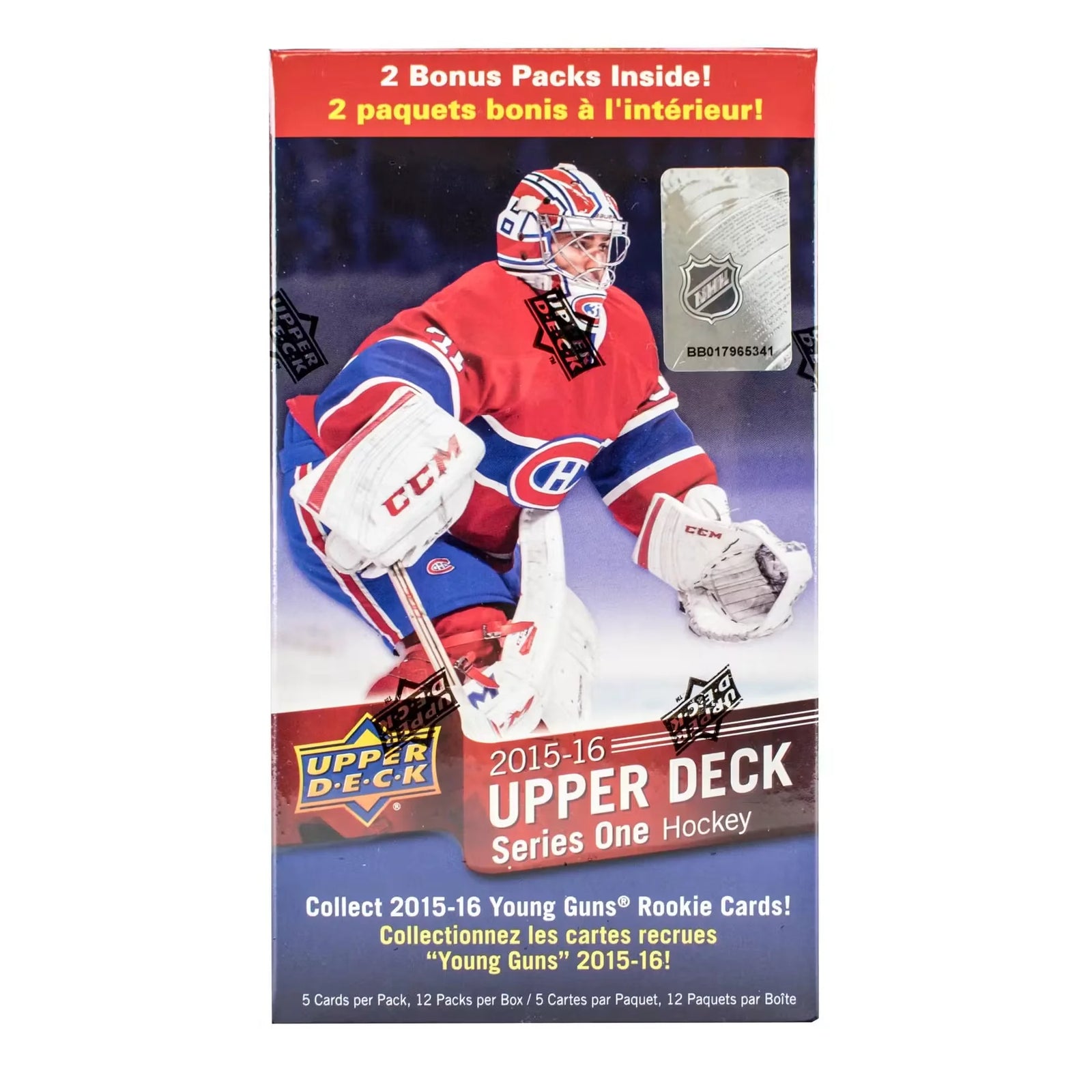 2015 16 Upper Deck Series 1 Hockey Blaster Box 12 Pack