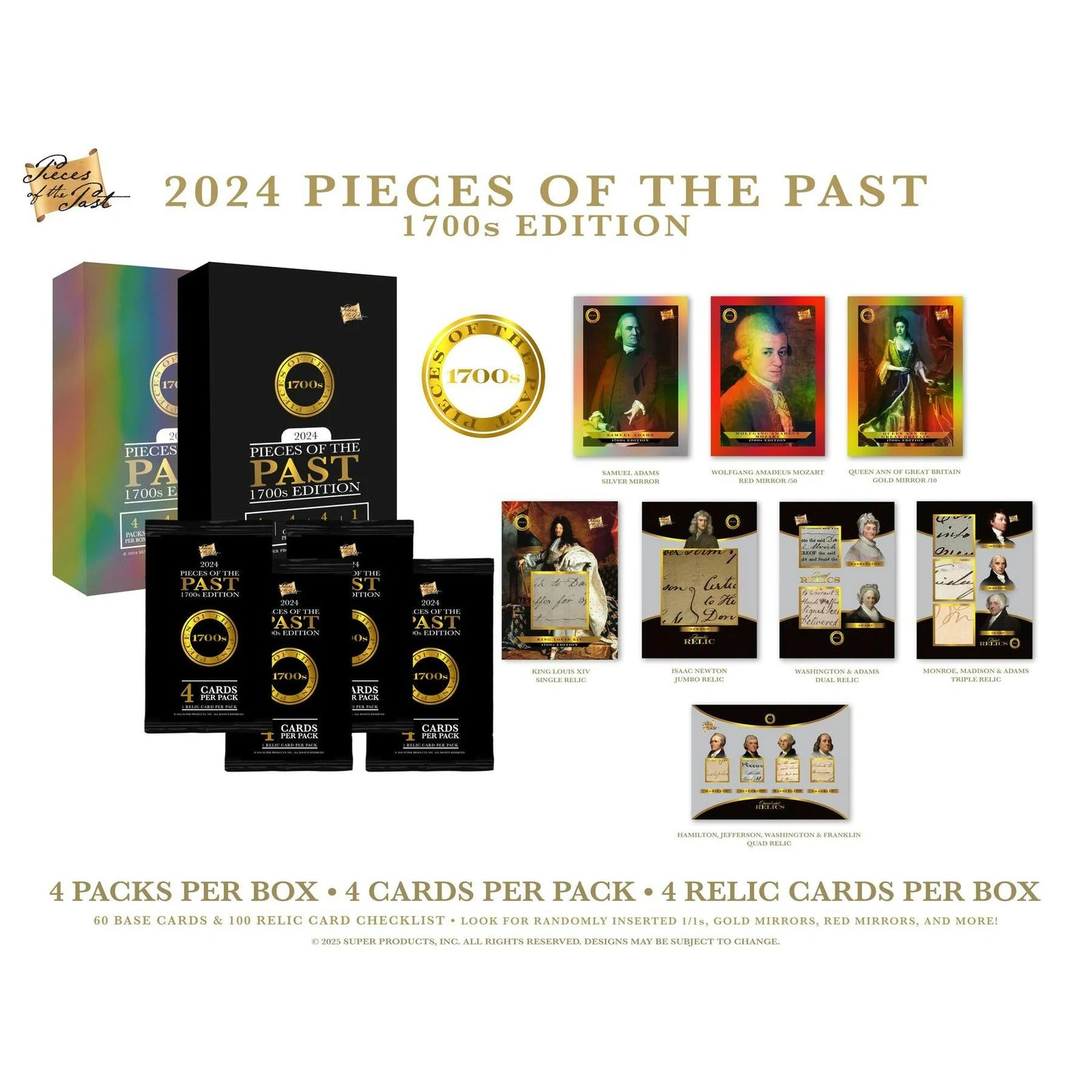 DRAFT - 2024 Keepsake Pieces of the Past 1700s Edition Hobby 10-Box Case