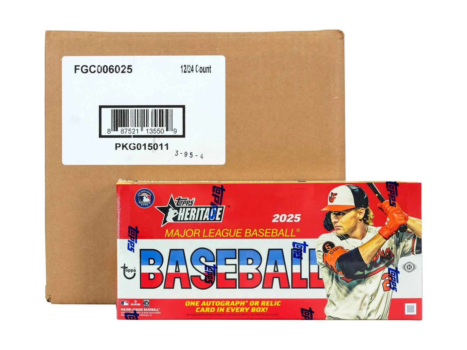 DRAFT - 2025 Topps Heritage Baseball Hobby 12-Box Case