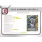 2022 Bowman Baseball Hobby 12-Box Case (Ships Sealed Only) - D