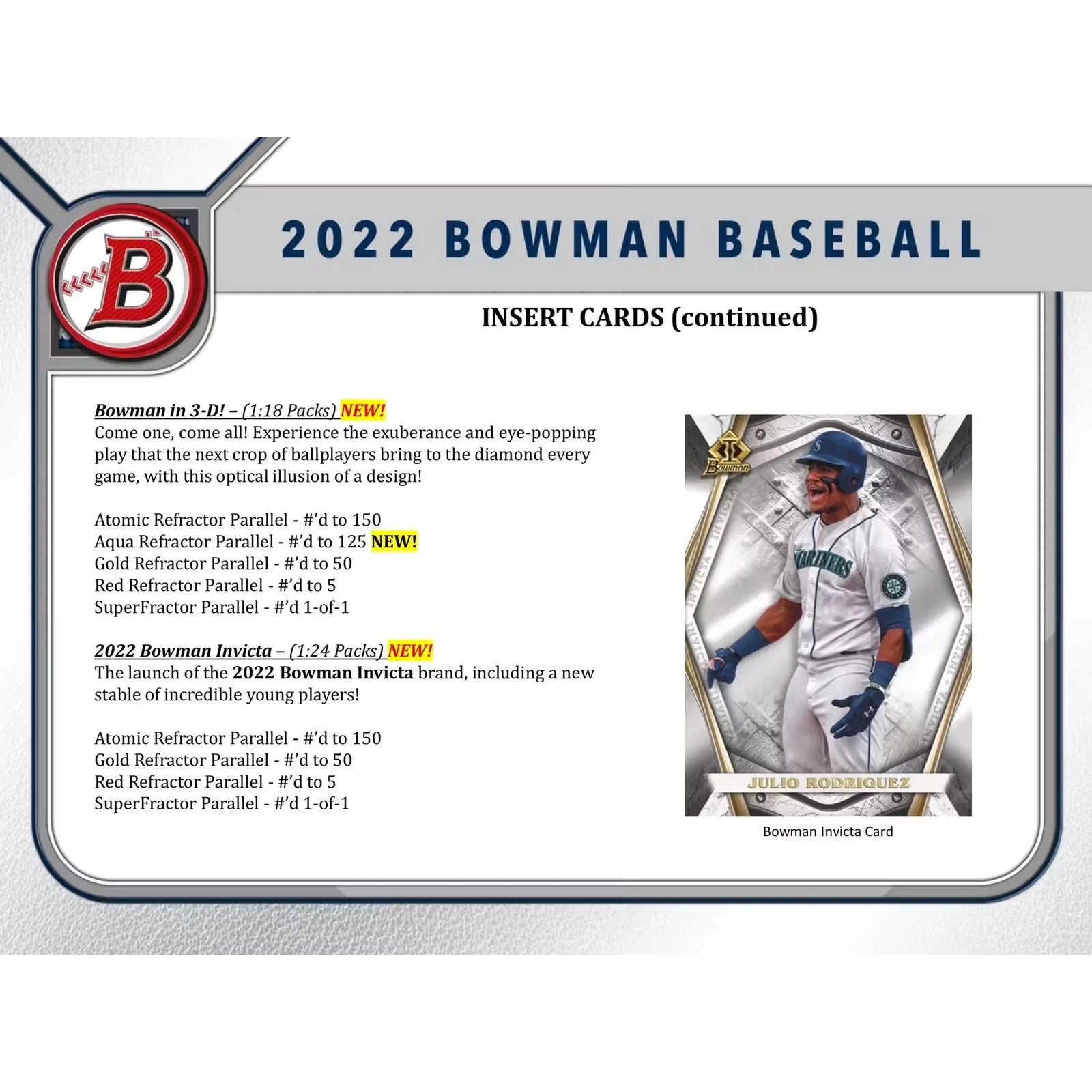 2022 Bowman Baseball Hobby Jumbo 8-Box Case | Prospect & Autograph (Ships Sealed Only)