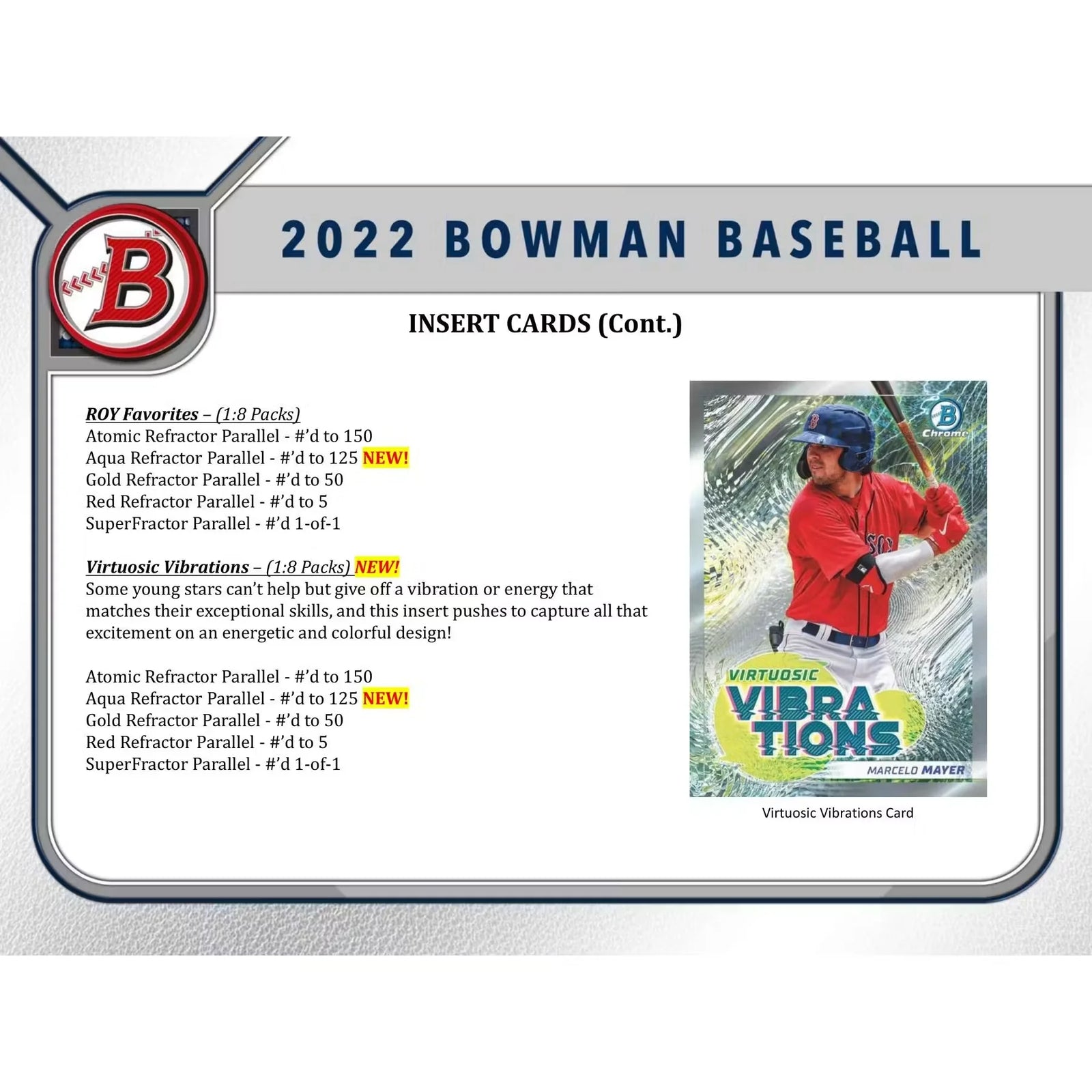 2022 Bowman Baseball Hobby Jumbo Box | 3 Autographs (Ships Sealed Only)