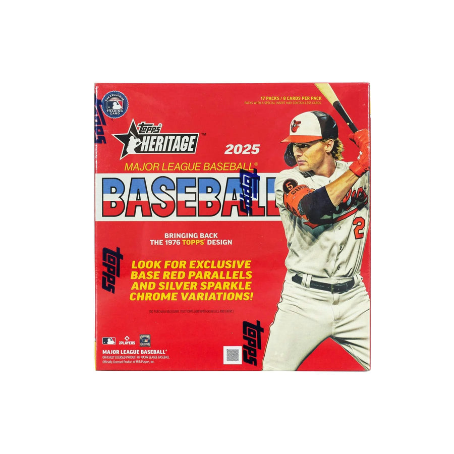 DRAFT - 2025 Topps Heritage Baseball Mega Box $64.95 Add to Cart