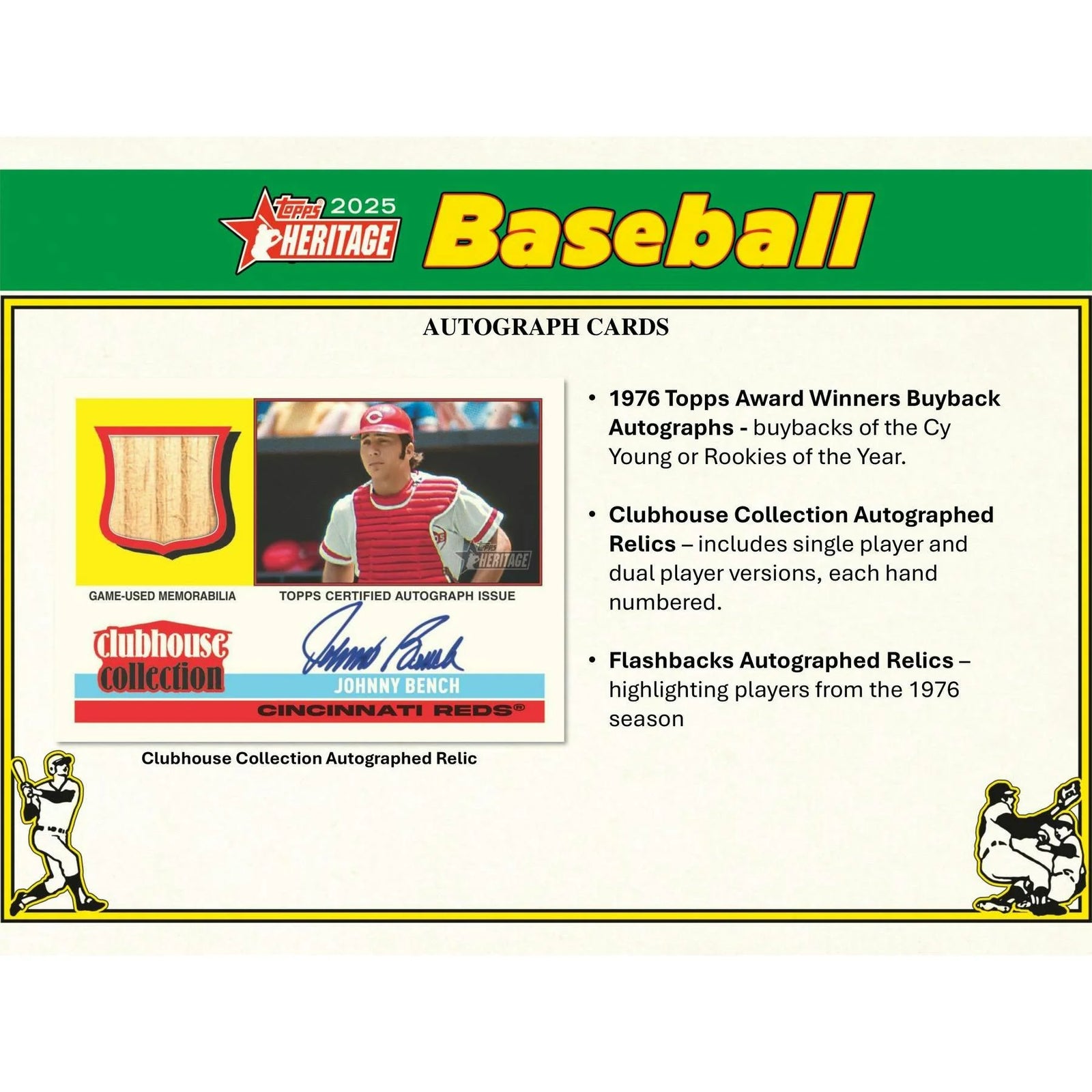 DRAFT - 2025 Topps Heritage Baseball Mega Box $64.95 Add to Cart