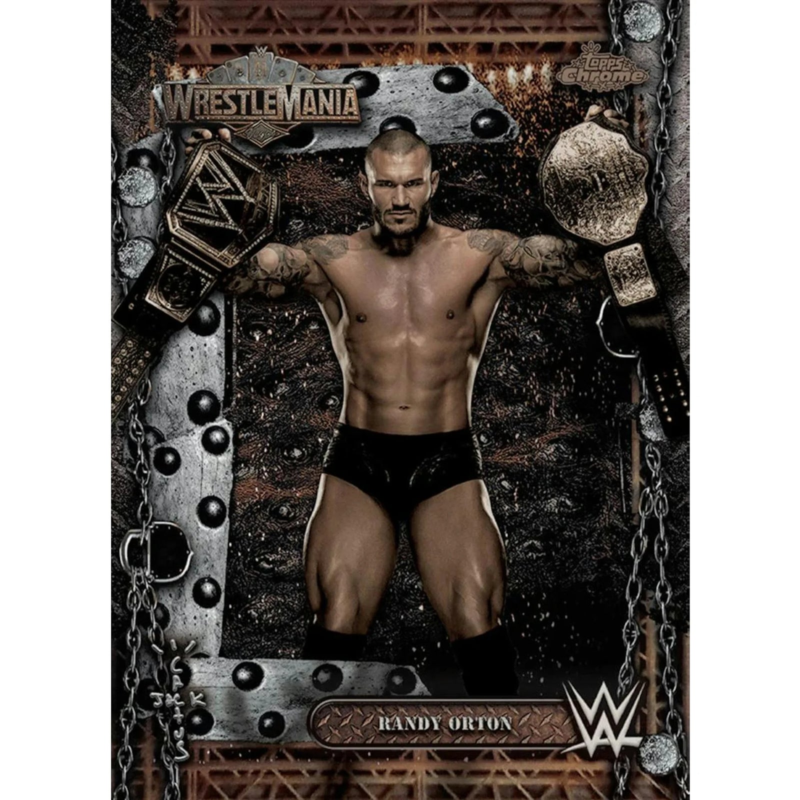 DRAFT - 2025 Topps Chrome WWE Cactus Jack Hobby Box | WrestleMania Exclusive