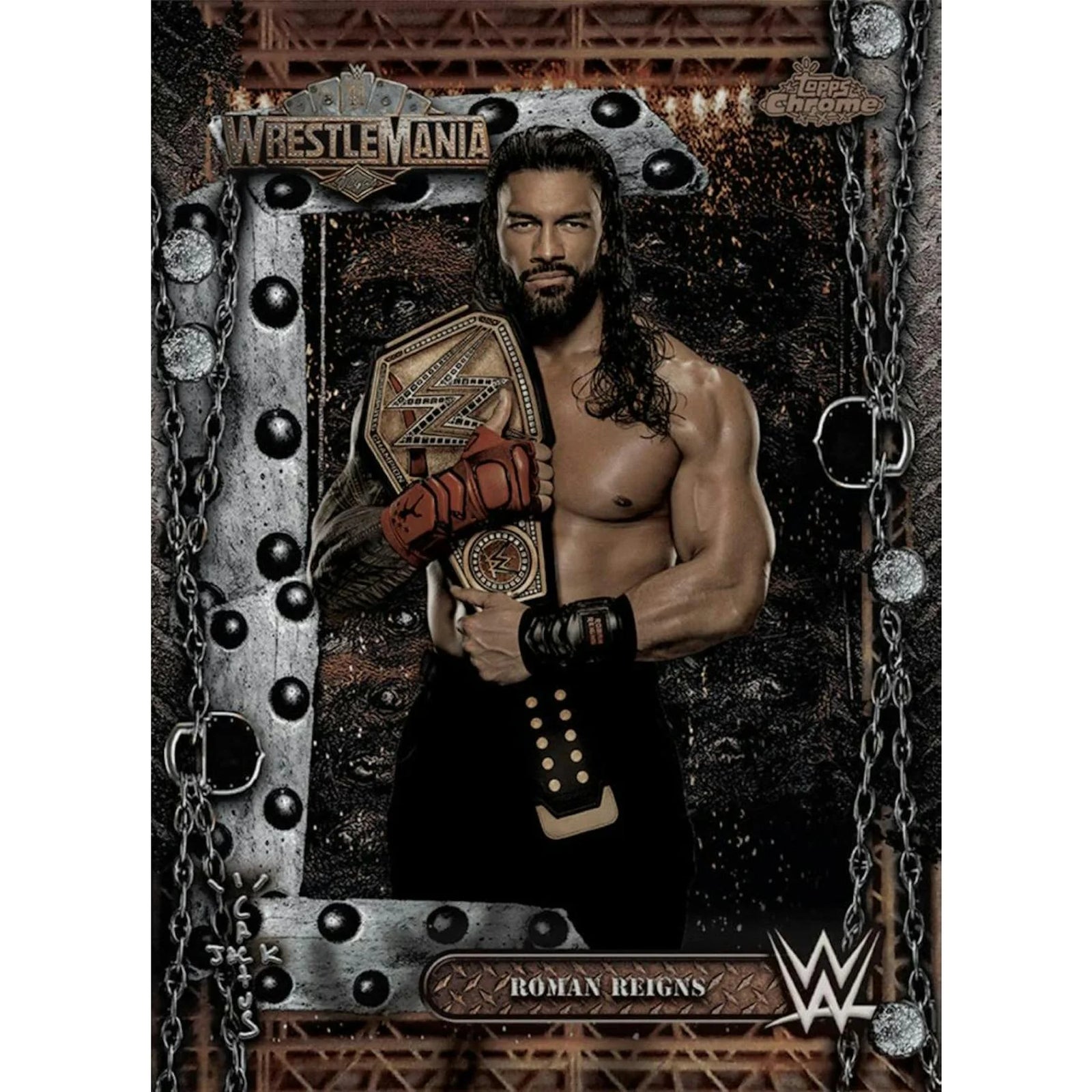 DRAFT - 2025 Topps Chrome WWE Cactus Jack Hobby Box | WrestleMania Exclusive