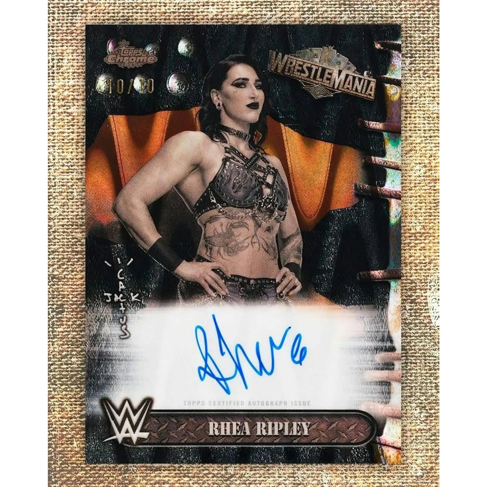 DRAFT - 2025 Topps Chrome WWE Cactus Jack Hobby Box | WrestleMania Exclusive