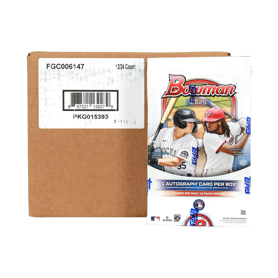 DRAFT - Just In 2025 Bowman Baseball Hobby 12-Box Case