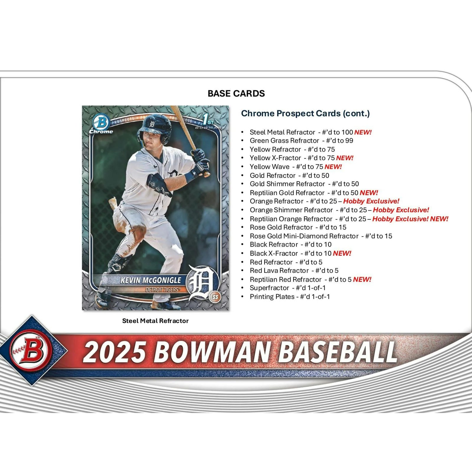 DRAFT - Just In 2025 Bowman Baseball Hobby 12-Box Case