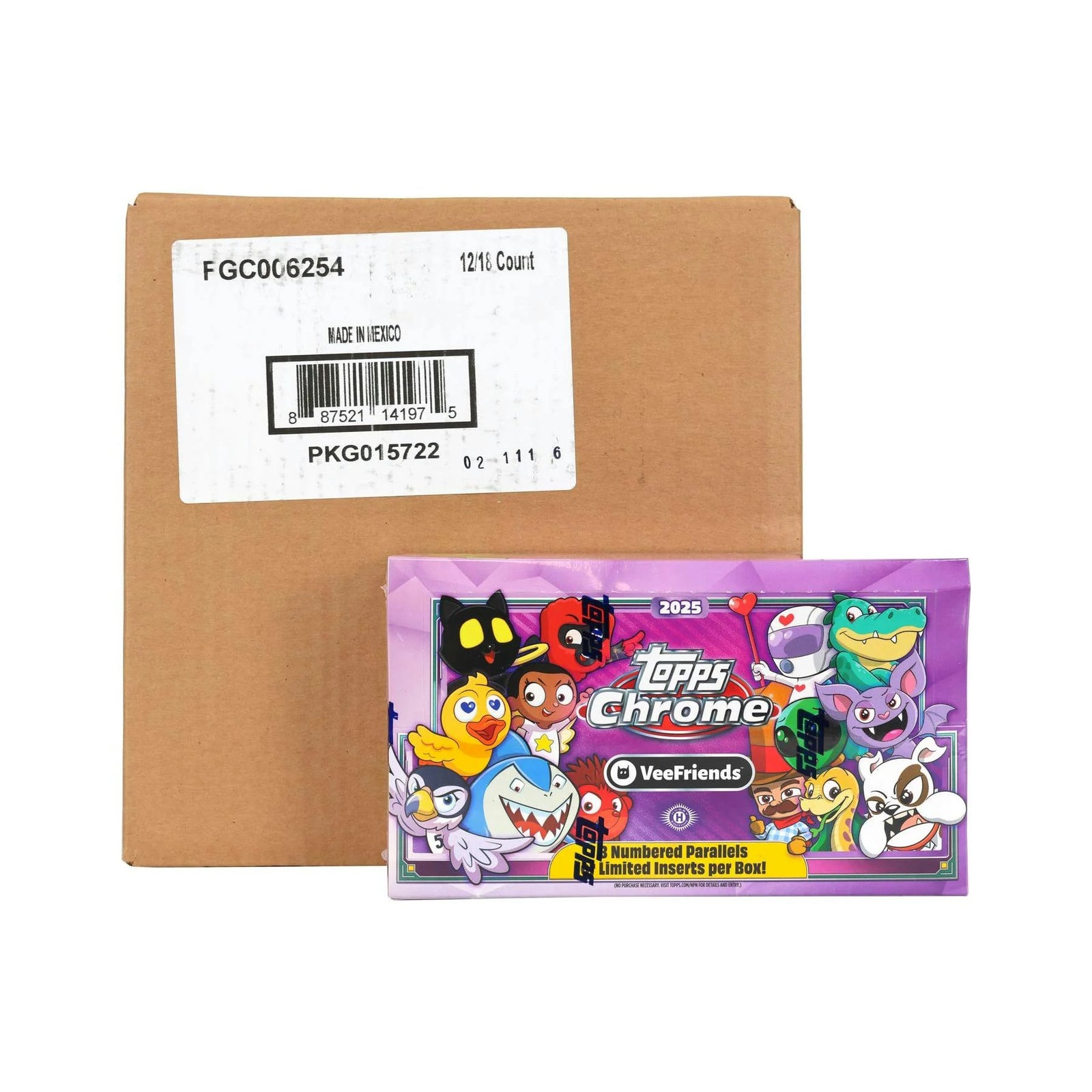 DRAFT - 2025 Topps VeeFriends Chrome Hobby 12-Box Case