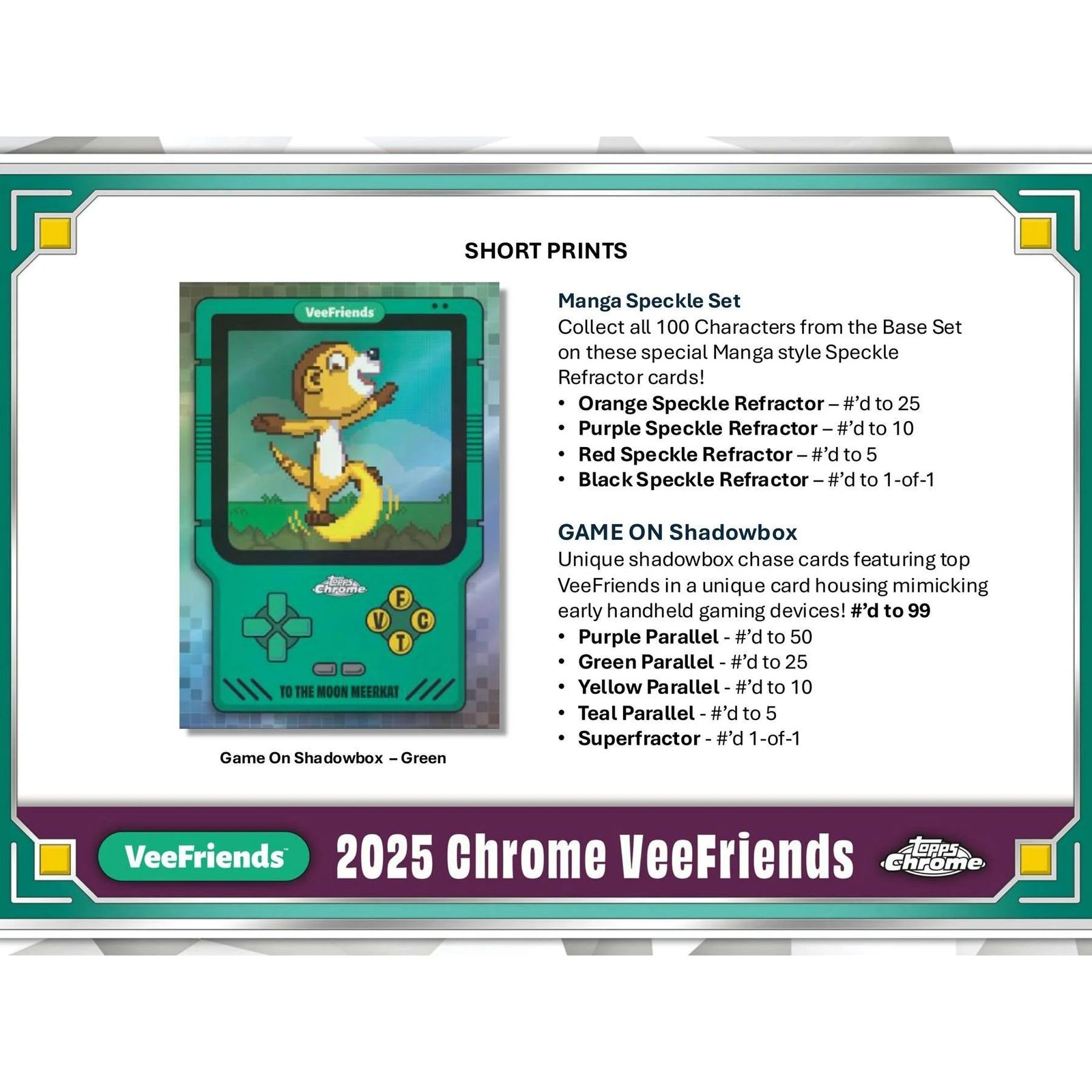 DRAFT - 2025 Topps VeeFriends Chrome Hobby 12-Box Case
