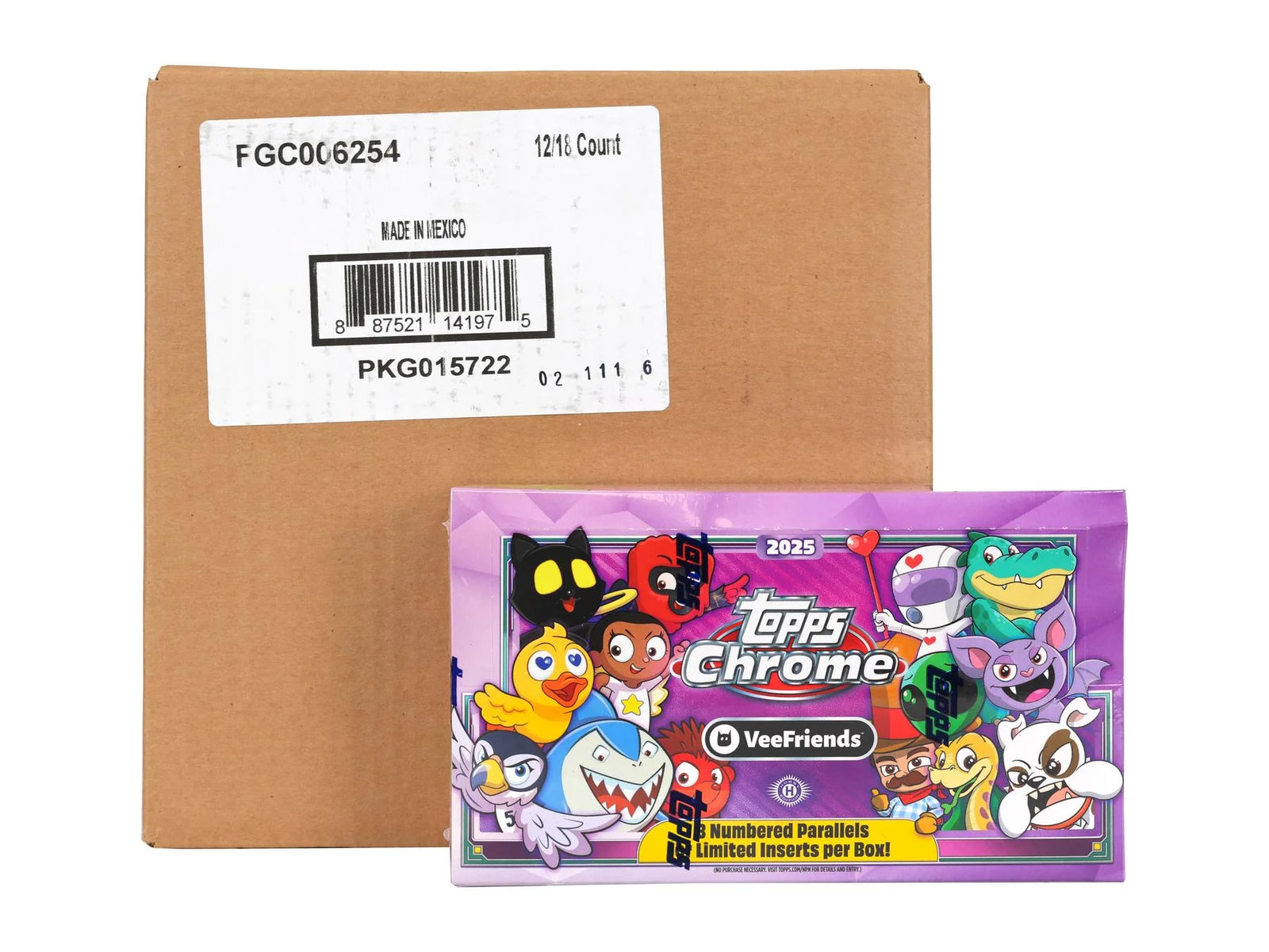 DRAFT - 2025 Topps VeeFriends Chrome Hobby 12-Box Case