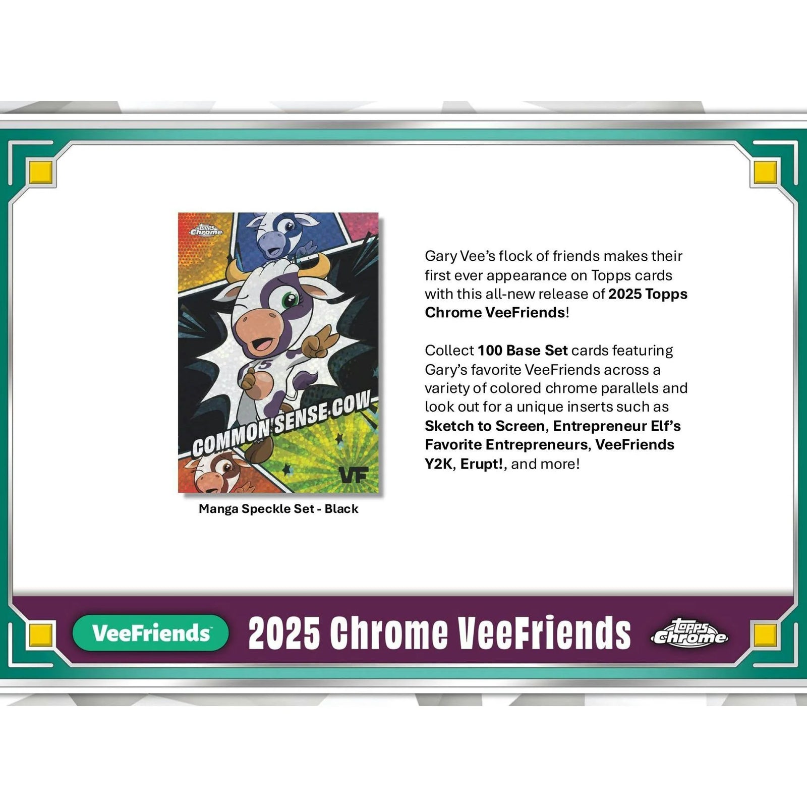 DRAFT - 2025 Topps VeeFriends Chrome Hobby 12-Box Case