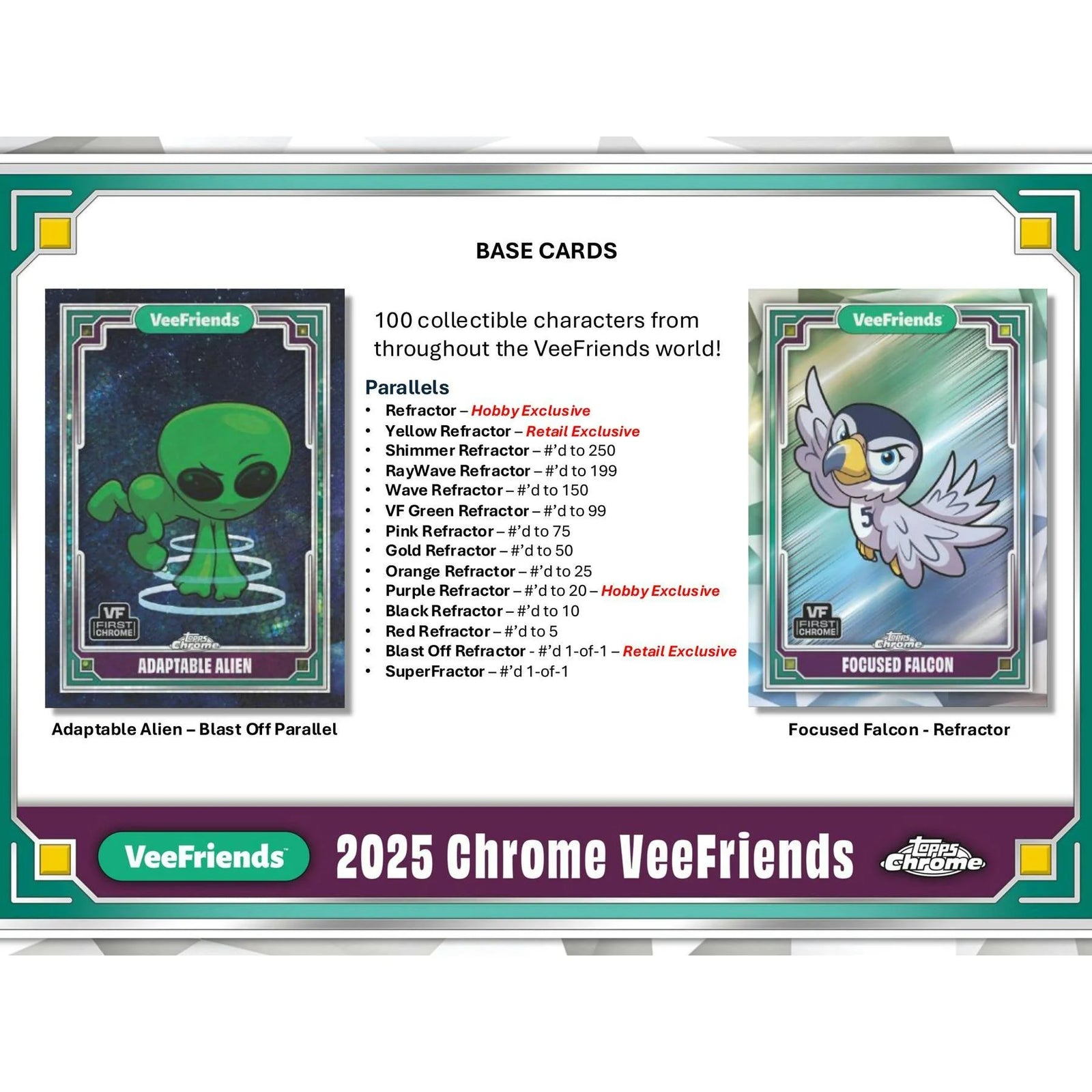 DRAFT - 2025 Topps VeeFriends Chrome Hobby 12-Box Case