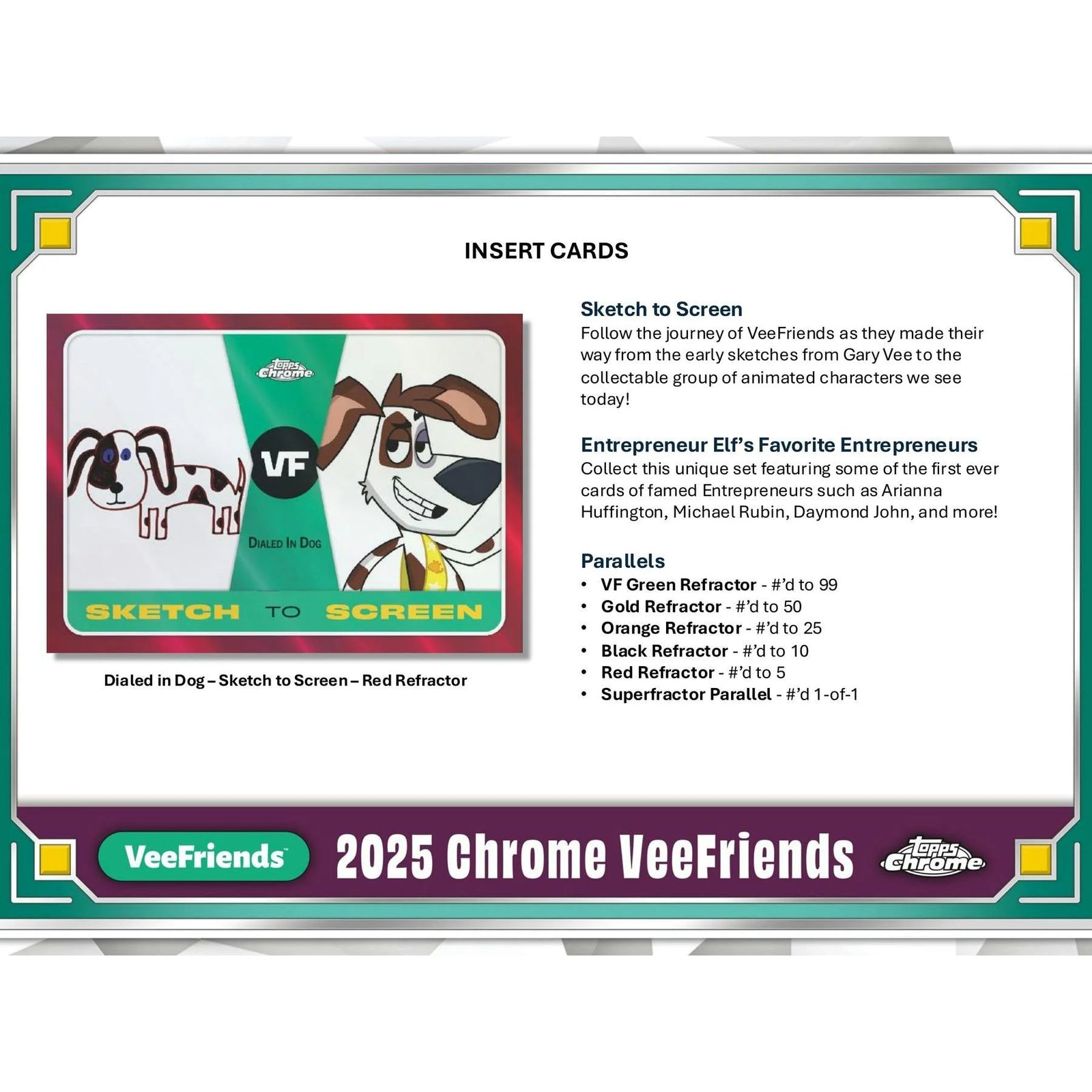 DRAFT - 2025 Topps VeeFriends Chrome Hobby 12-Box Case