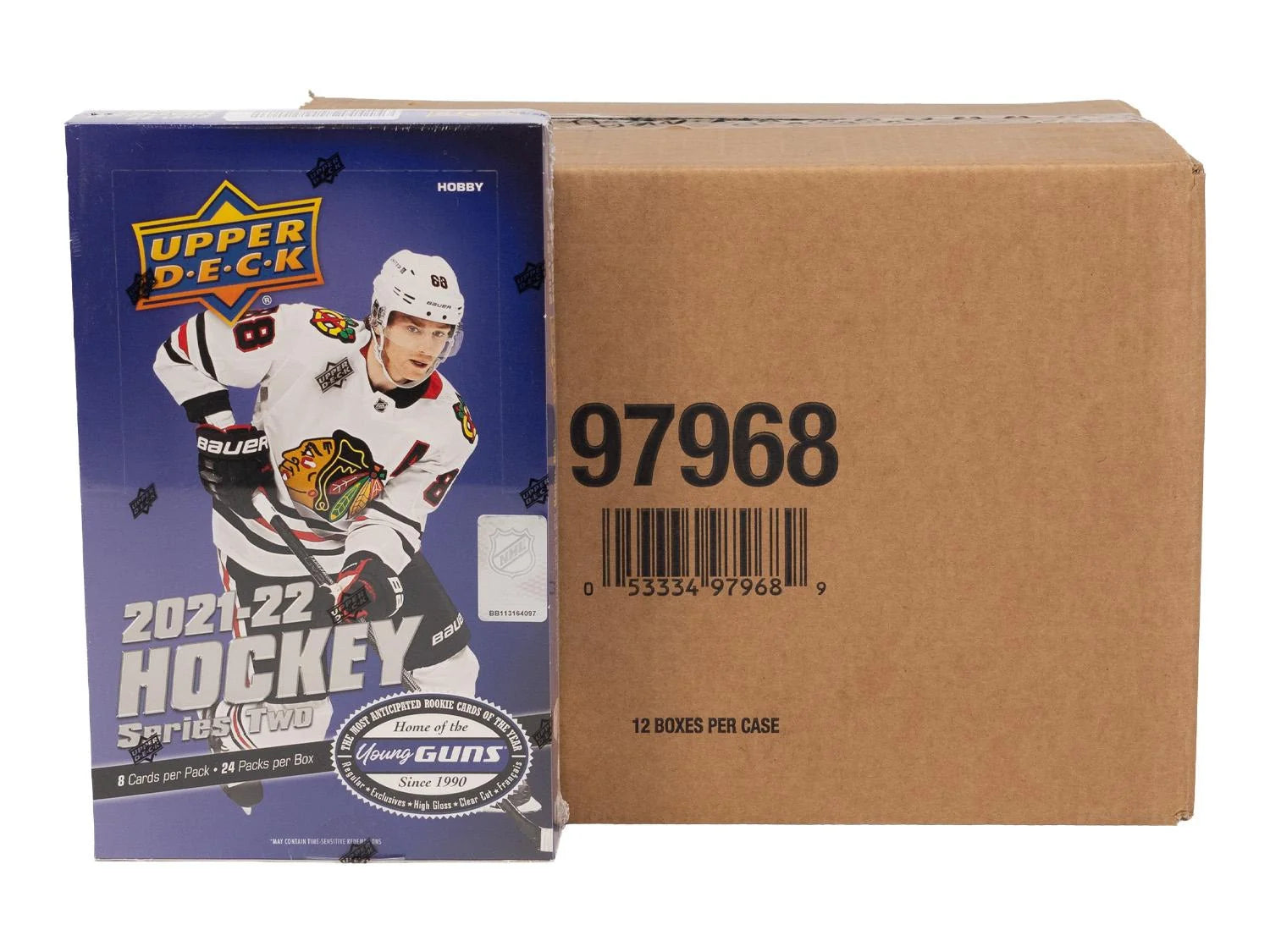 DRAFT - New 2021/22 Upper Deck Series 2 Hockey Hobby 12-Box Case