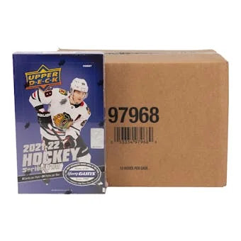 DRAFT - New 2021/22 Upper Deck Series 2 Hockey Hobby 12-Box Case