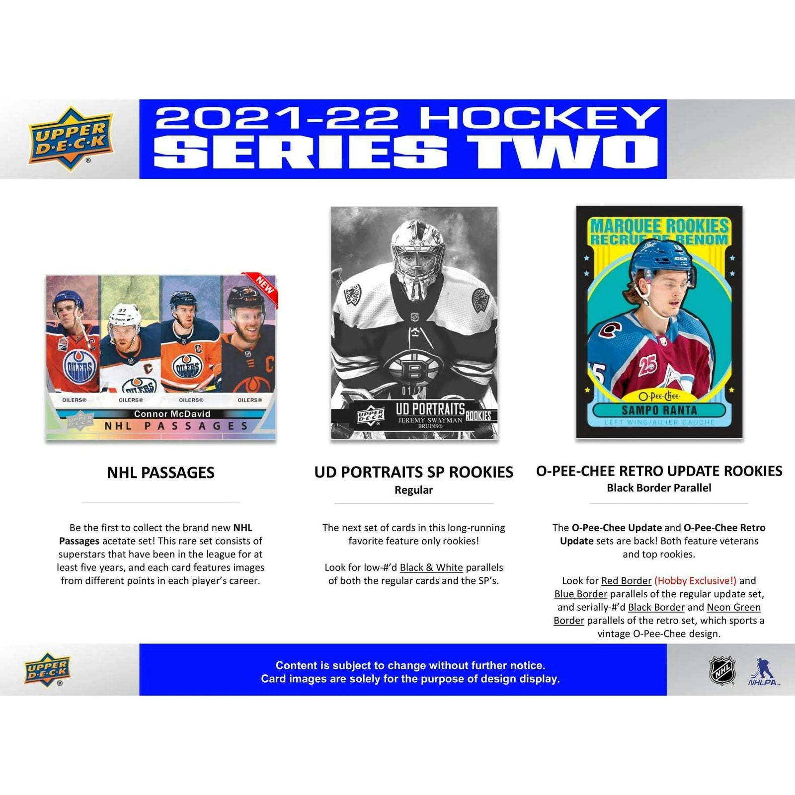 DRAFT - New 2021/22 Upper Deck Series 2 Hockey Hobby 12-Box Case