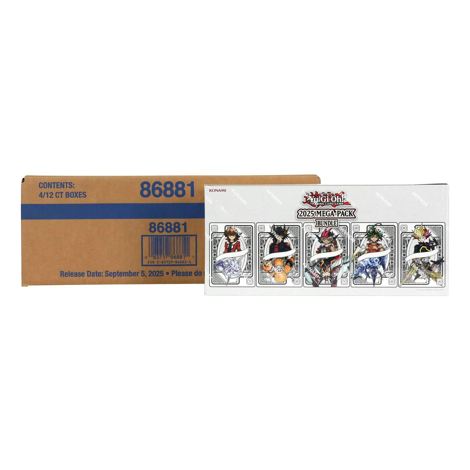 DRAFT - Yu-Gi-Oh 2025 Mega-Pack Bundle 4-Box Case | Sealed
