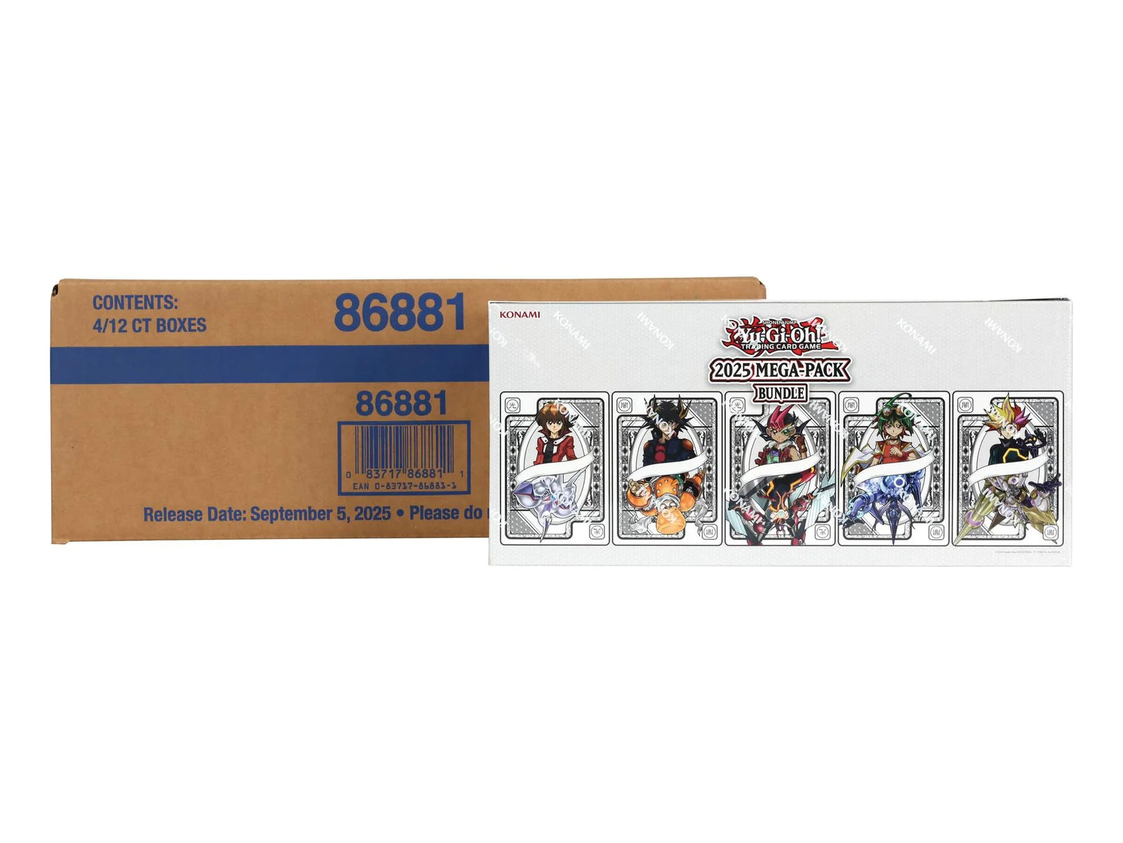 DRAFT - Yu-Gi-Oh 2025 Mega-Pack Bundle 4-Box Case | Sealed