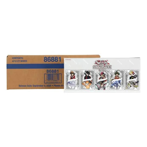 DRAFT - Yu-Gi-Oh 2025 Mega-Pack Bundle 4-Box Case | Sealed
