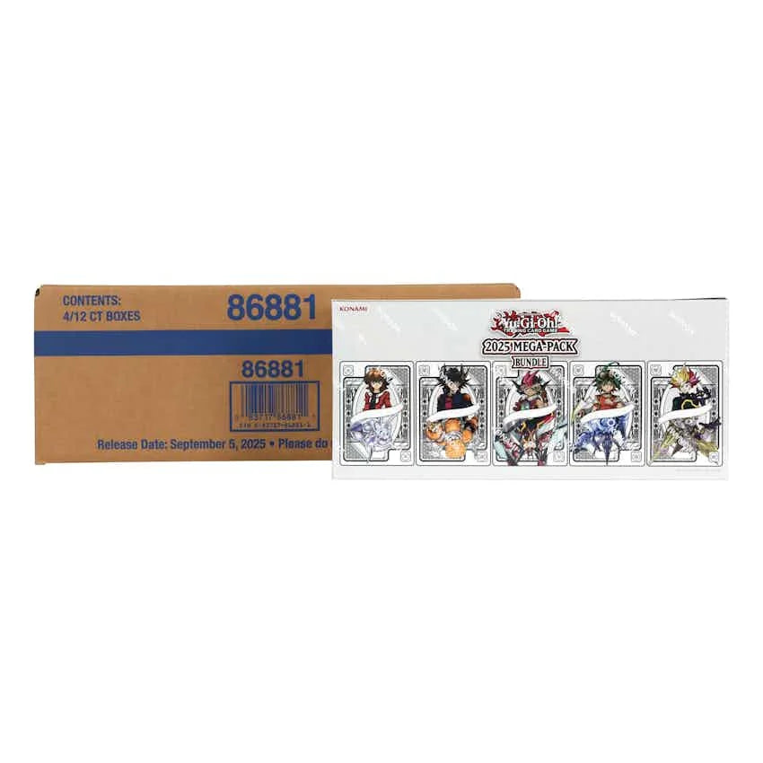 DRAFT - Yu-Gi-Oh 2025 Mega-Pack Bundle 4-Box Case | Sealed