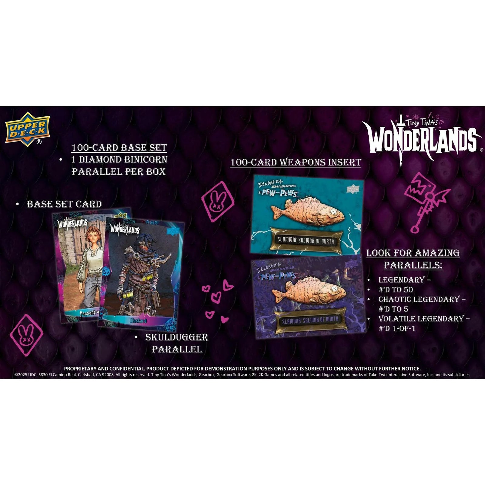 DRAFT - 2025 Upper Deck Tiny Tina's Wonderlands Hobby Box