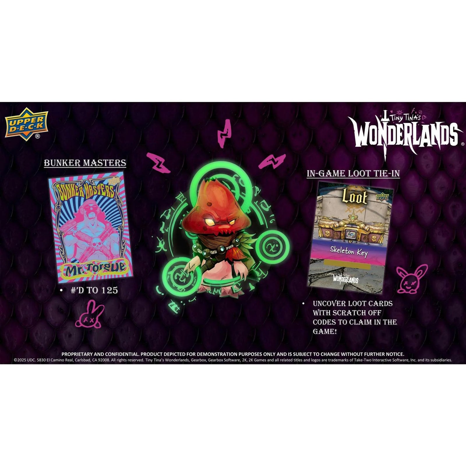 DRAFT - 2025 Upper Deck Tiny Tina's Wonderlands Hobby 12-Box Case