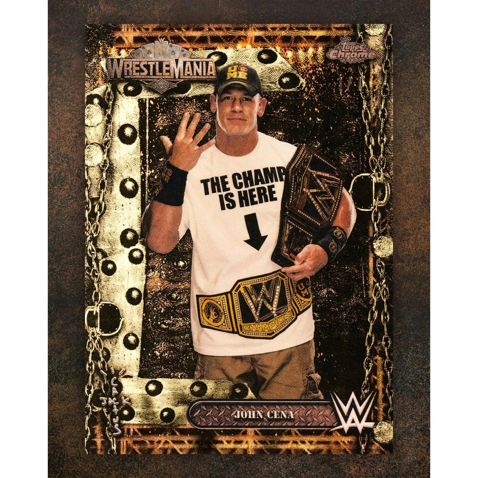 DRAFT - 2025 Topps Chrome WWE Cactus Jack 5-Box Case | WrestleMania Exclusive