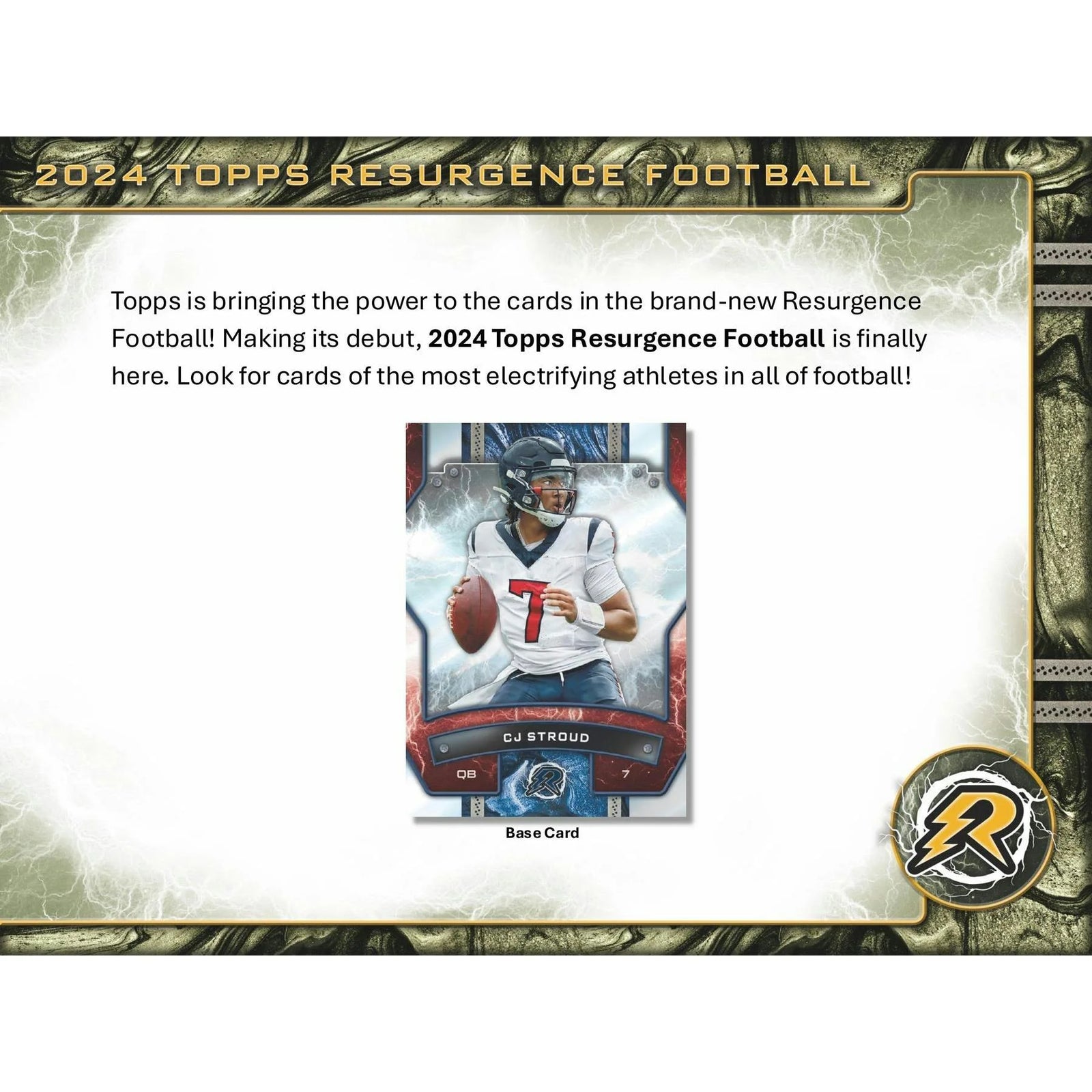 DRAFT - 2024 Topps Resurgence Football Hobby Box