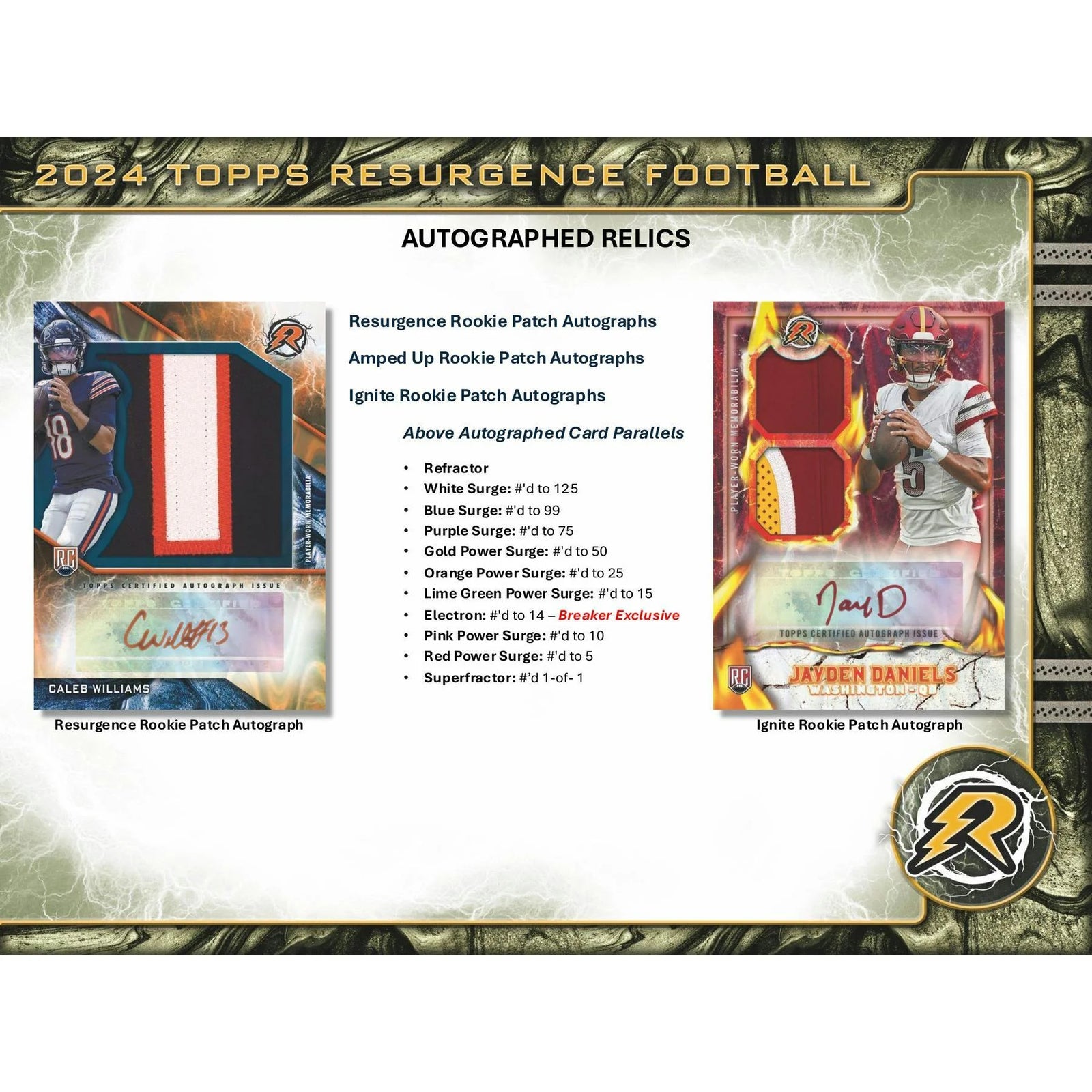 DRAFT - 2024 Topps Resurgence Football Hobby Box