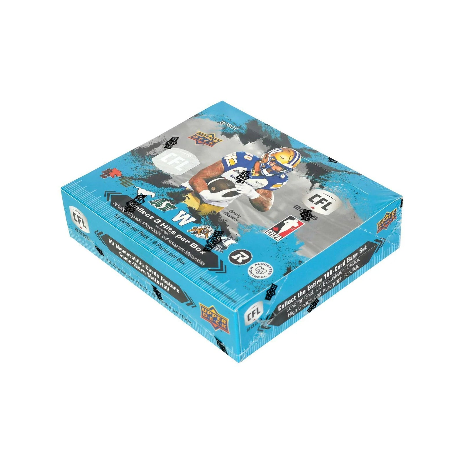 DRAFT - New 2025 Upper Deck CFL Canadian Football League Hobby 20-Box Case