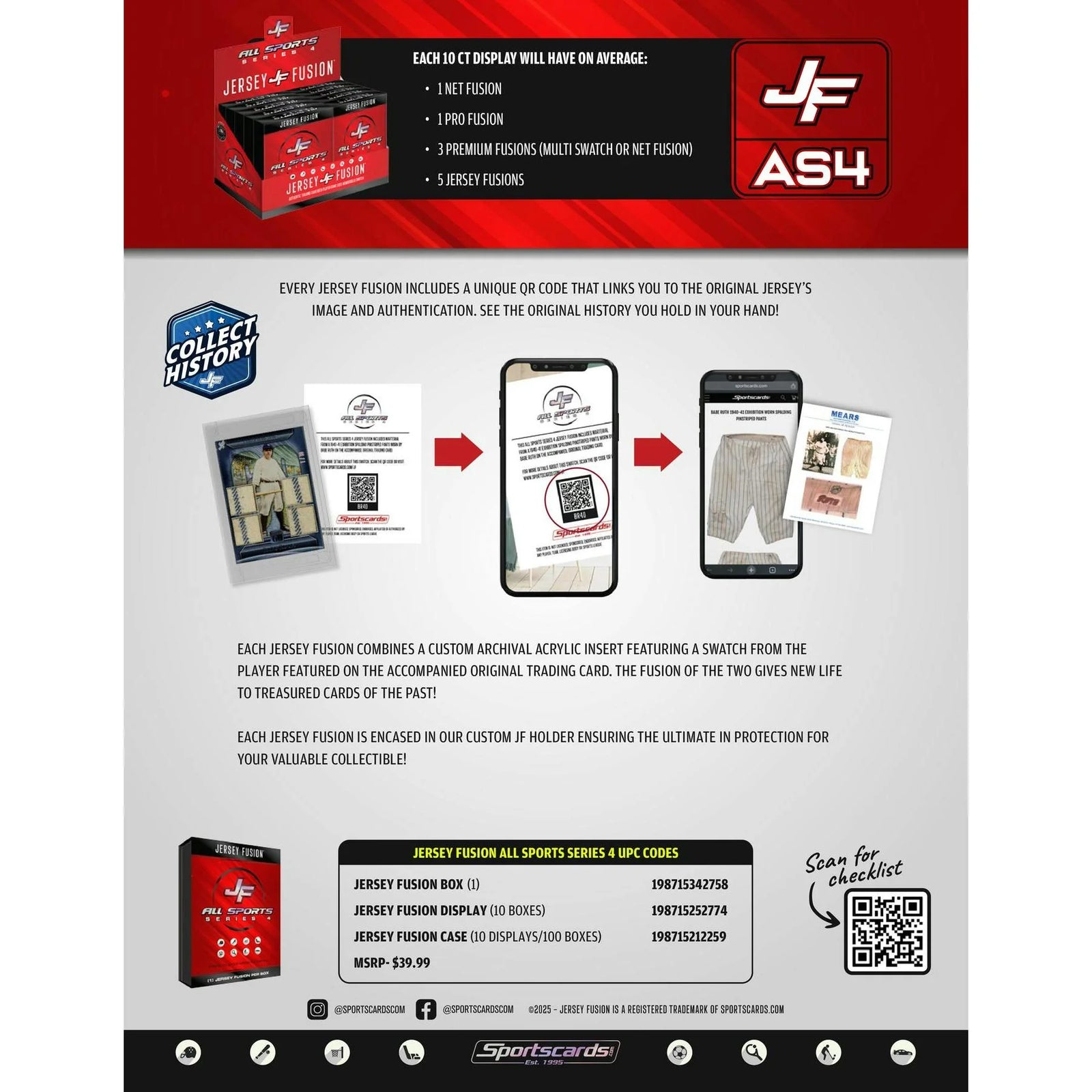 DRAFT - New 2025 Jersey Fusion All Sports Series 4 Hobby Box