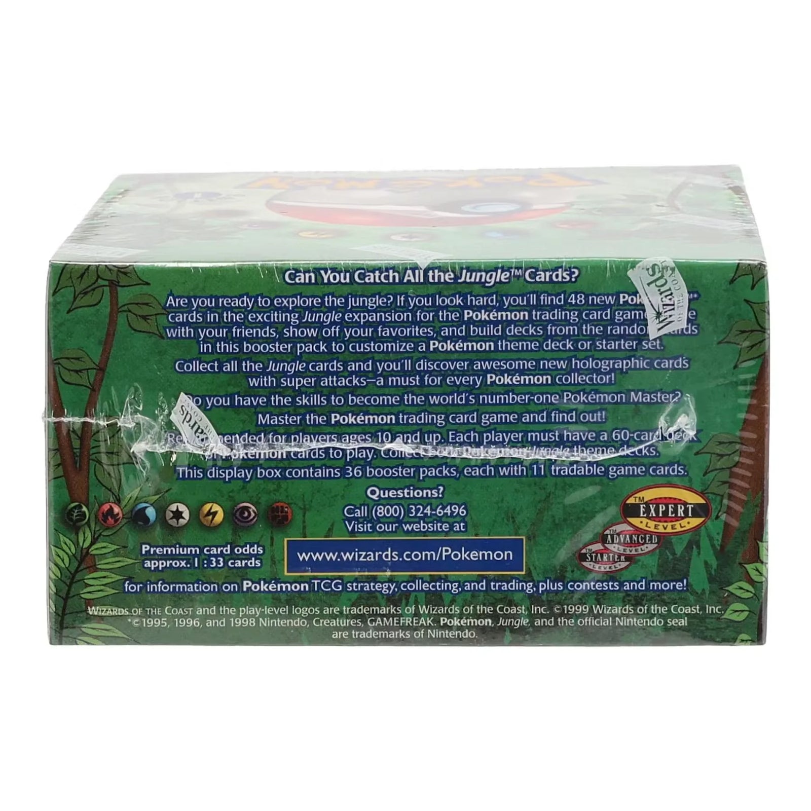 Pokemon Jungle 1st Edition Booster Box | WOTC Sealed (Ships Sealed Only) - D2